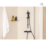 Barre de douche élégante pour un espace relaxant