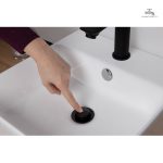 Bonde lavabo avec mécanisme clic clac