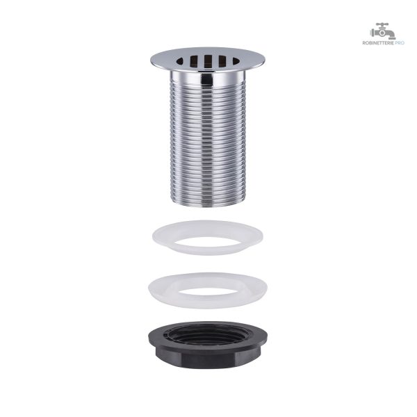 Bonde pour lavabo style écoulement libre