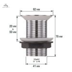 Système de bonde pour lavabo pratique