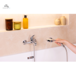 Colonne de douche encastrable thermostatique chromée - vue 32