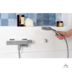 Colonne de douche encastrable thermostatique chromée - vue 51