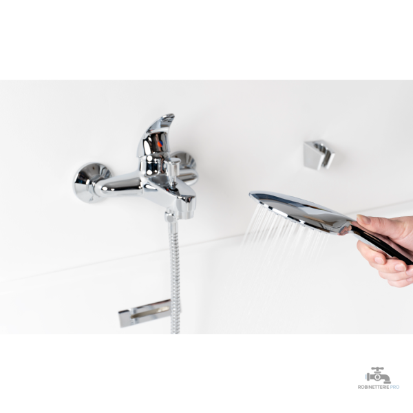 Colonne de douche encastrable thermostatique chromée - vue 61