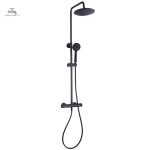 Colonne de douche noire DERVENN