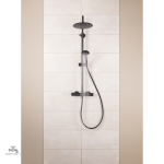 Douche noire DERVENN pour salle de bain stylée