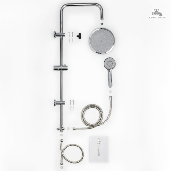 Installation facile avec colonne de douche LENA sans robinet
