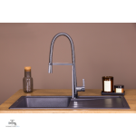 Mitigeur pour cuisine avec douchette flexible