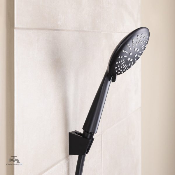 Pommeau de douche design MERIDA, installation murale