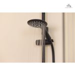 Pommeau de douche moderne avec support intégré