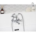 Mélangeur bain-douche design moderne