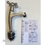 Robinet lave-mains haut avec finition soignée