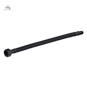 Flexible de douche F3/8 M10X100 en nylon tressé noir