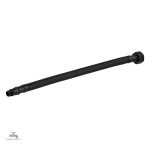 Pommeau de douche flexible en nylon noir de 100 cm