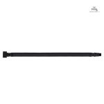 Flexible tressé F3/8 M10, couleur noire, 100 cm