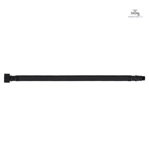 Flexible tressé F3/8 M10, couleur noire, 100 cm