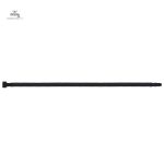Flexible de douche en nylon tressé, 100 cm, noir