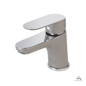 Mitigeur lavabo blanc KEVON, design moderne et épuré