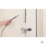 Kit douche chromé pour installation encastrée