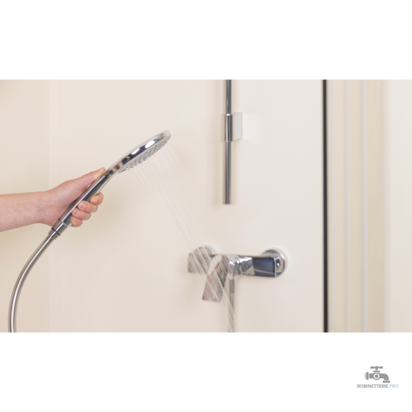 Kit douche chromé pour installation encastrée