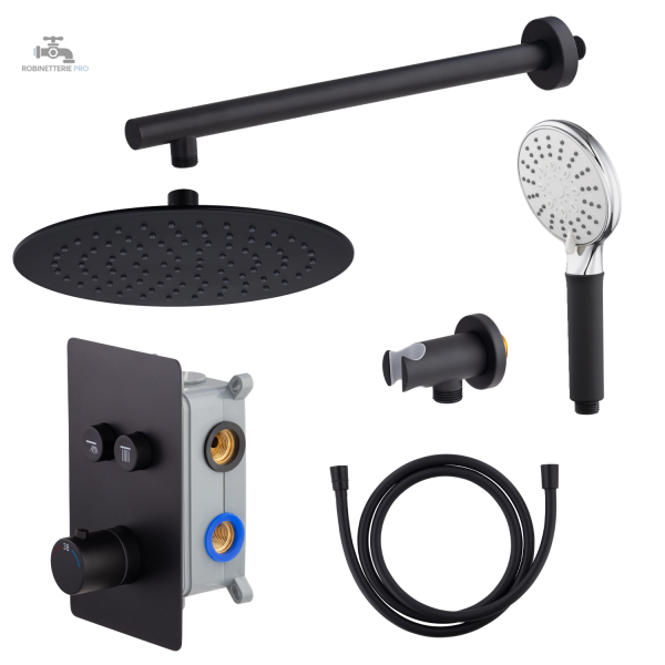 Colonne de douche thermostatique design moderne
