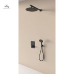 Kit colonne de douche encastrable noire - vue 5