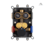 Kit colonne de douche encastrable noire - vue 8
