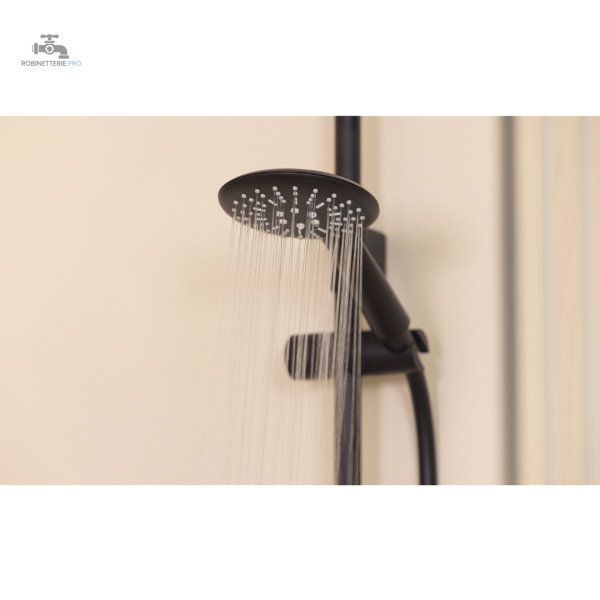 Kit colonne de douche encastrable noire - vue 13