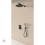Kit colonne de douche encastrable noire - vue 15