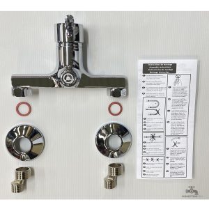 Mitigeur de baignoire NF, installation facile et esthétique