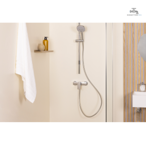 Mitigeur douche ARTE, finition chromée pour une brillance durable