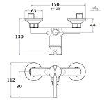 Robinetterie de douche NF ALTO, style élégant et performance