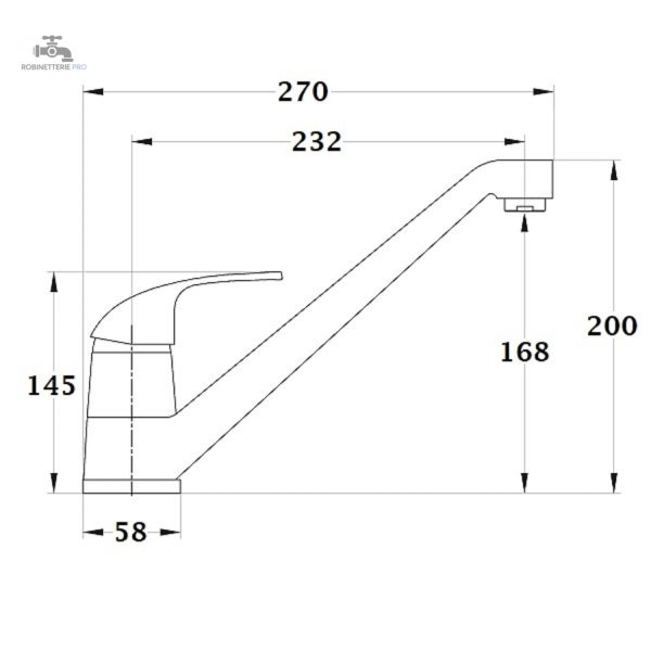 Robinet FANGO, finition soignée pour votre cuisine