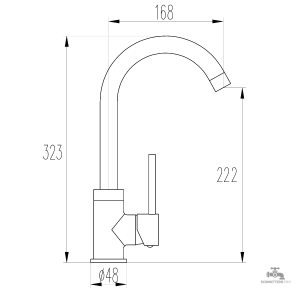 Robinet de cuisine design CORDOBA