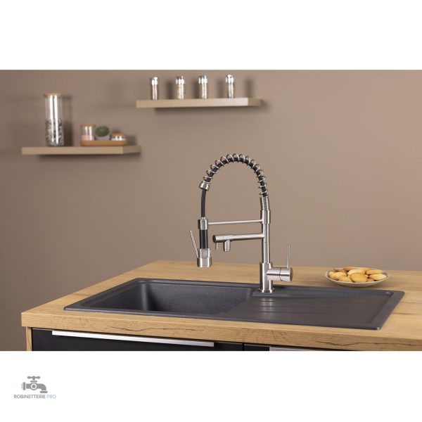 Évier OASIS avec douchette rétractable