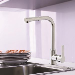 Mitigeur cuisine avec douchette pratique GANGE