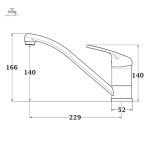 Mitigeur TILT adapté à tout évier