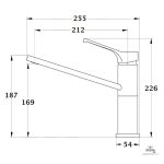 Robinet de cuisine ORFEA style contemporain