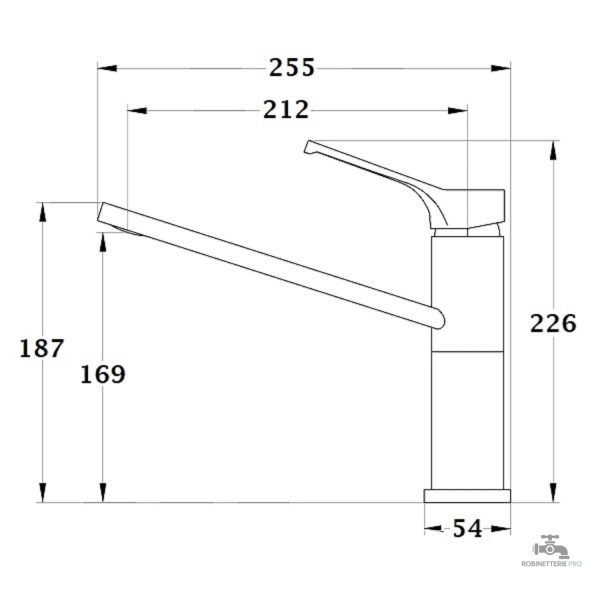 Robinet de cuisine ORFEA style contemporain
