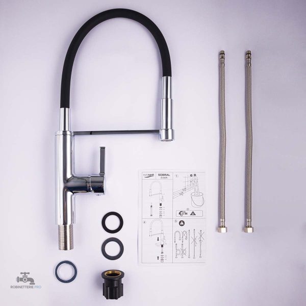 Robinet de cuisine SOBRAL, design fonctionnel