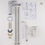 Robinetterie ARTE pour lavabo, qualité supérieure