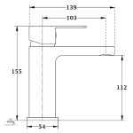Mitigeur lavabo ARTE, design compact et pratique