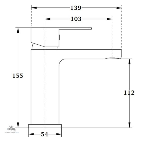 Mitigeur lavabo ARTE, design compact et pratique