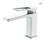 Mitigeur lavabo ORIAN bicolore élégant