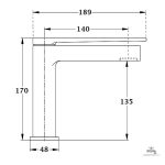 Robinet de lavabo FORMOSA moderne