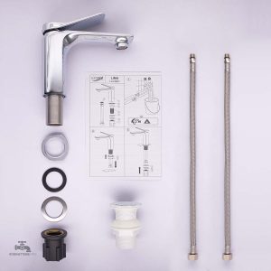 Mitigeur lavabo LIMA avec robinet rotatif