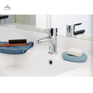 Mitigeur lavabo NF finition chromée pour un style raffiné
