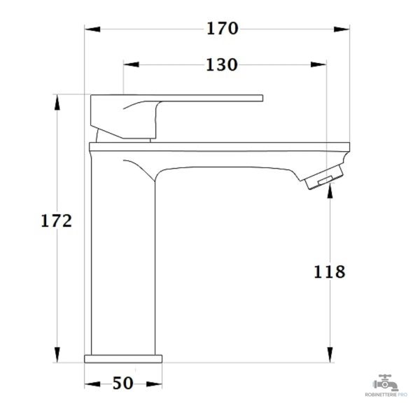 Mitigeur élégant NYTIA pour décoration moderne