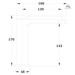 Robinet lavabo PLATA, fonctionnalité et esthétique réunies