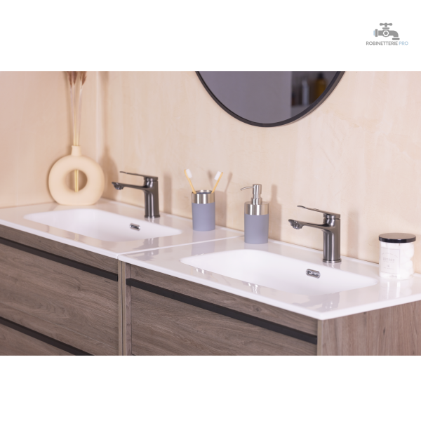 Mitigeur lavabo YUNA, design intemporel