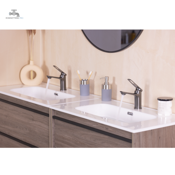 YUNA : robinet de salle de bain fonctionnel